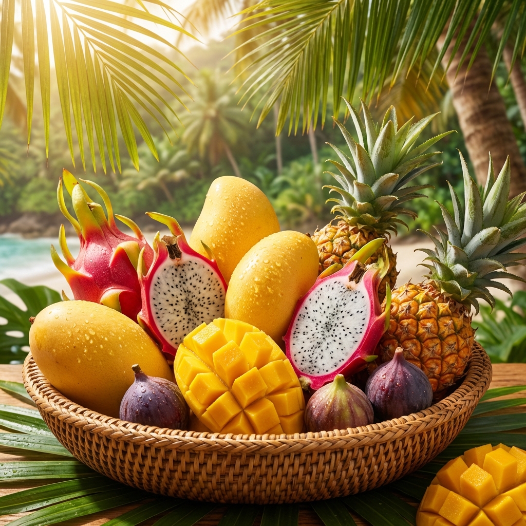 Exotic Fruit Basket